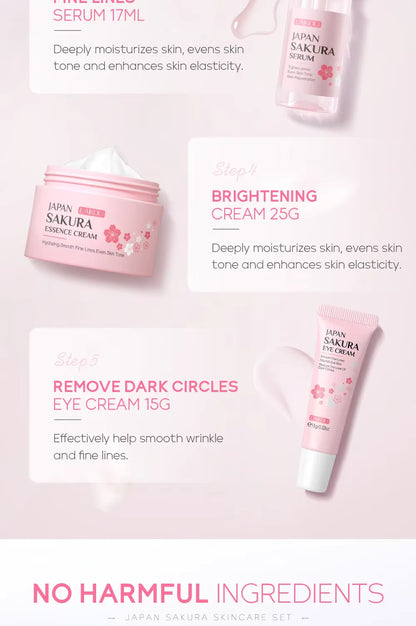 5 Piece Sakura Skincare Set