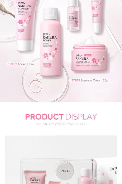 5 Piece Sakura Skincare Set