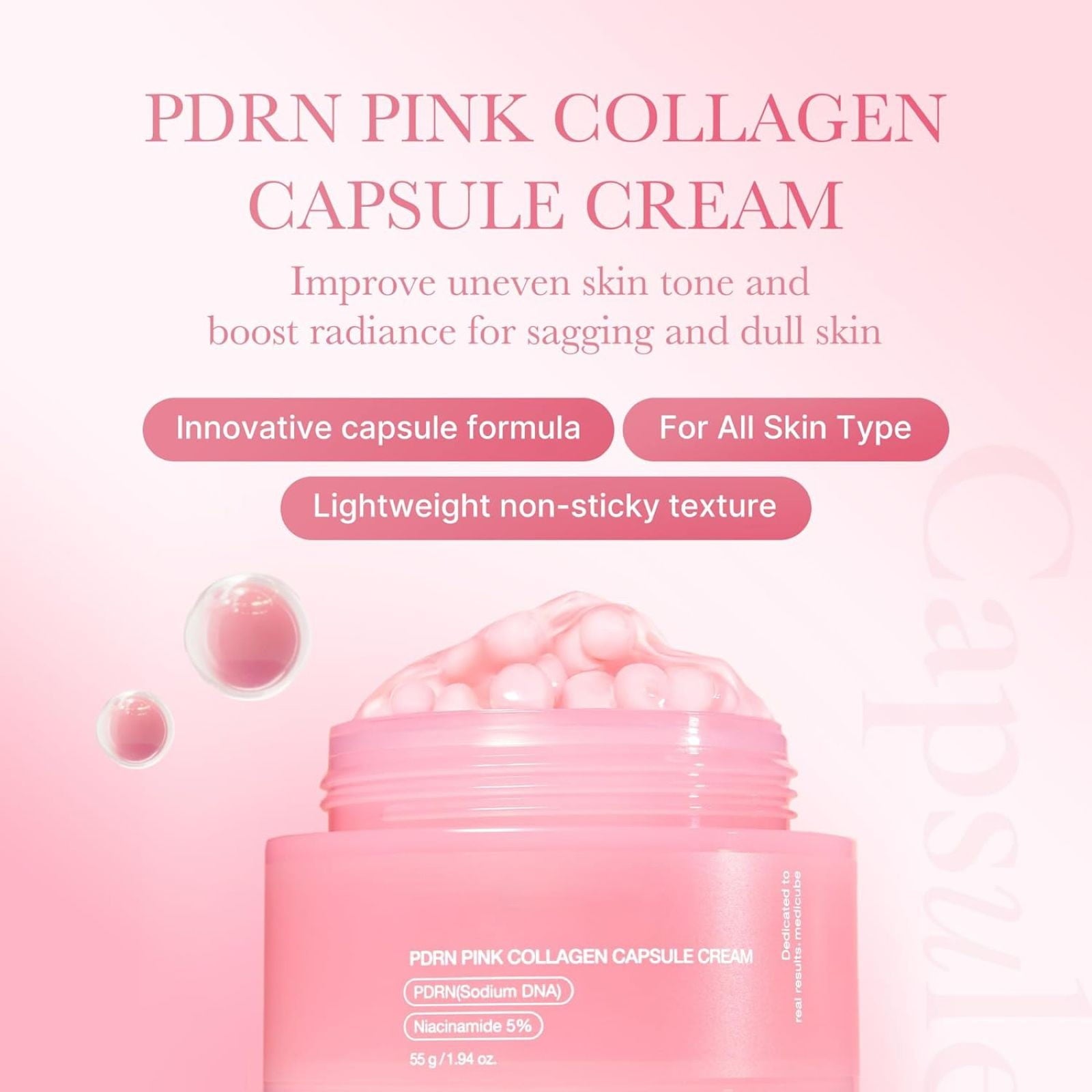 - Korean Skincare, Lightweight Gel Cream, Improves Skin Tone, Hydrating Glow Formula, Anti-Aging PDRN Complex, for Sensitiv Makeup Organizers
